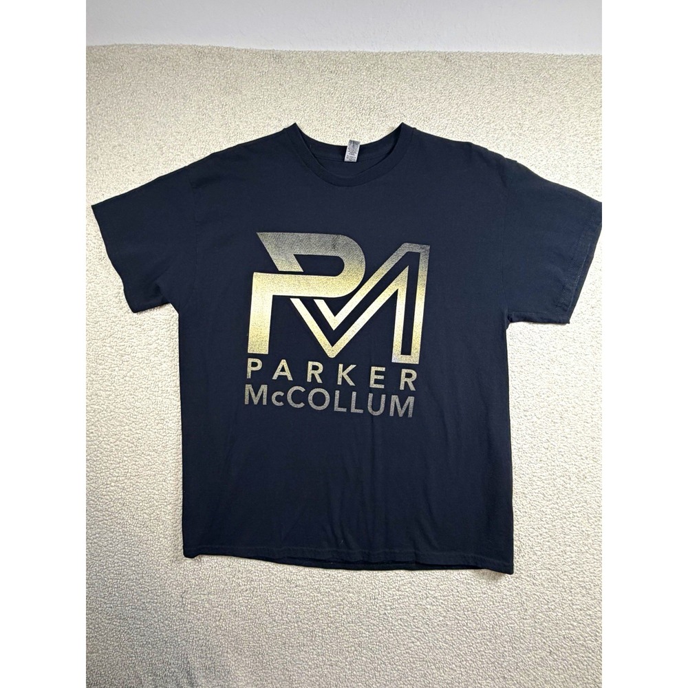 Parker McCollum Gold Chain Cowboy Tour 2022 T Shirt Mens XL Black Country